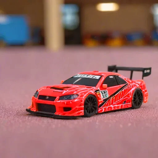Generated bright red colour concept for an FTX Banzai radio-controlled touring car