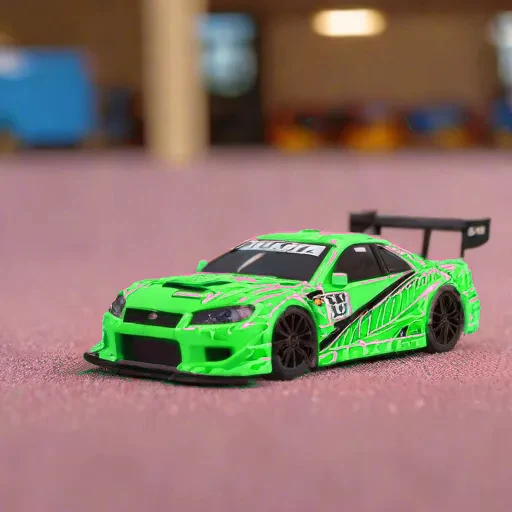 Generated green colour concept for an FTX Banzai radio-controlled touring car